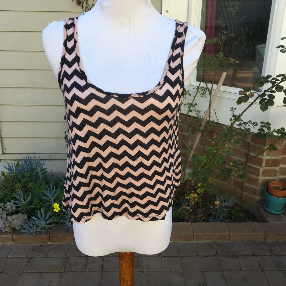 Kate Collection	Small	Brown/Black Chevron Pattern - Picture 7 of 7